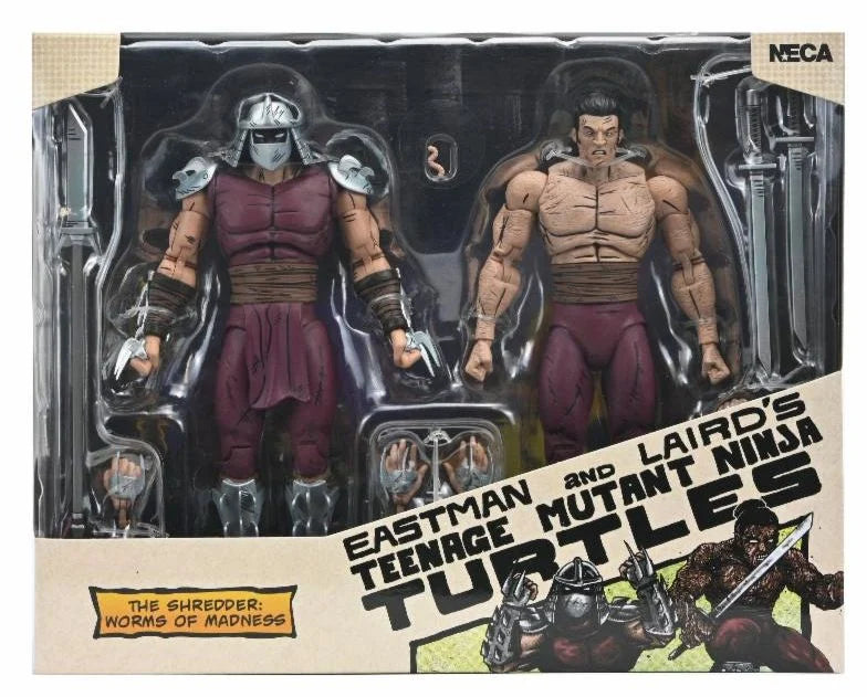 BRAD LIDGE フィギュア IN STOCK! NECA TMNT Worms of Madness Shredder (Mirage Comics