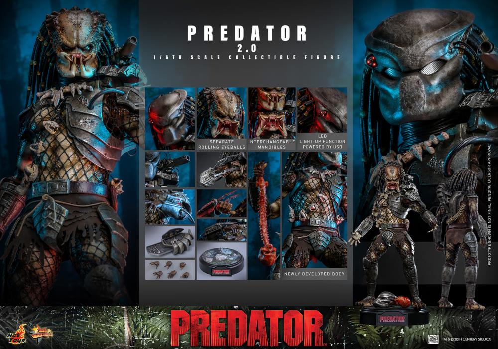 Pre Order ) Hot Toys Predator Predator MMS816 Predator (2.0 Ver