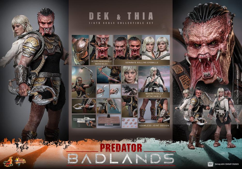 Pre Order ) HOT TOYS Predator: Badlands MMS850 Dek and Thia 1/6th