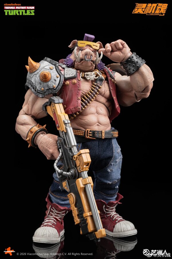 Teenage Mutant Ninja Turtles Bebop フィギュア Pre Order ) LingJiHun Teenage Mutant Ninja Turtles Bebop Action
