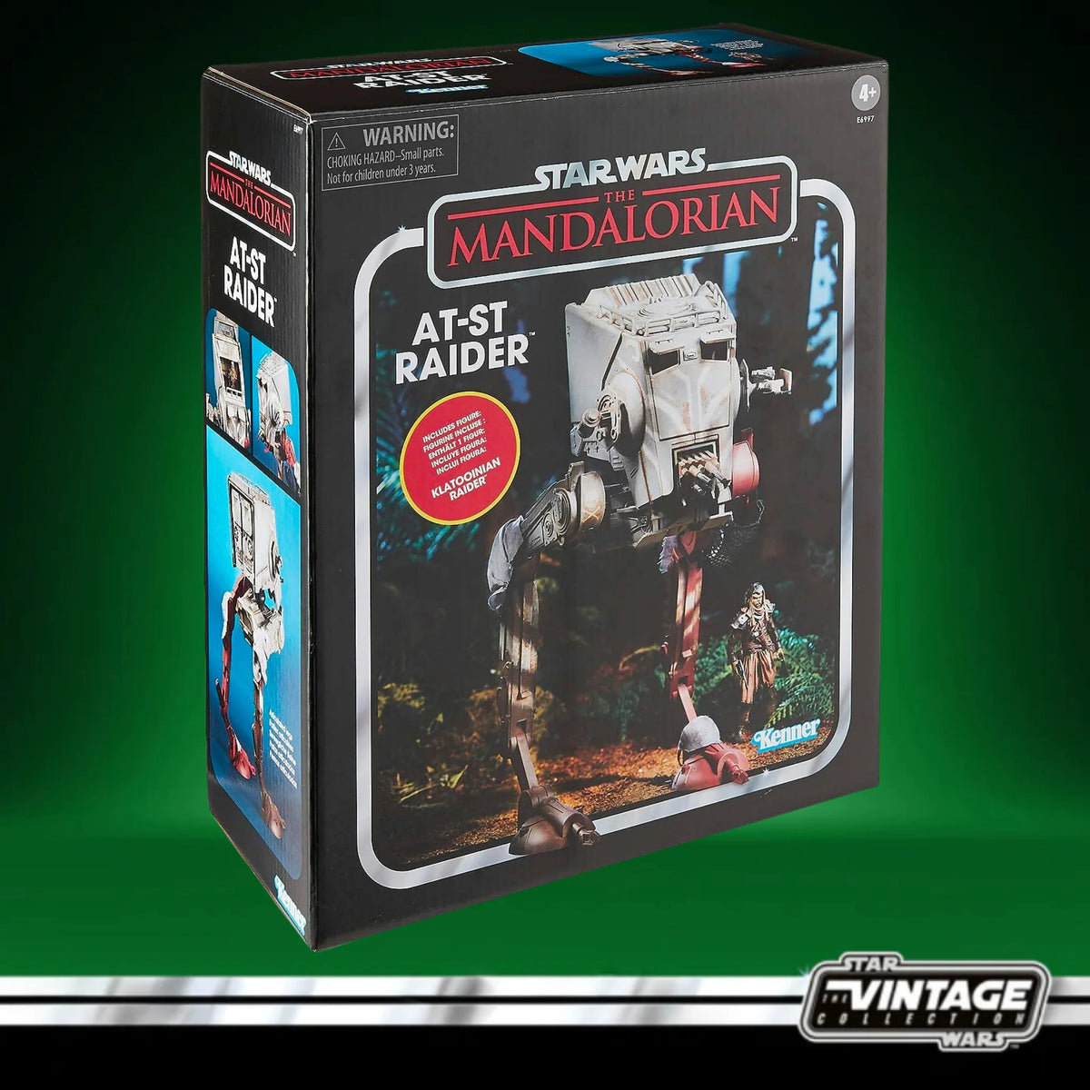 Wars Vintage Collection Star Wars At St Mandalorian Star Wars Vintage Collection Mandalorian AT-ST Klatooinian Raider Kenner  Used