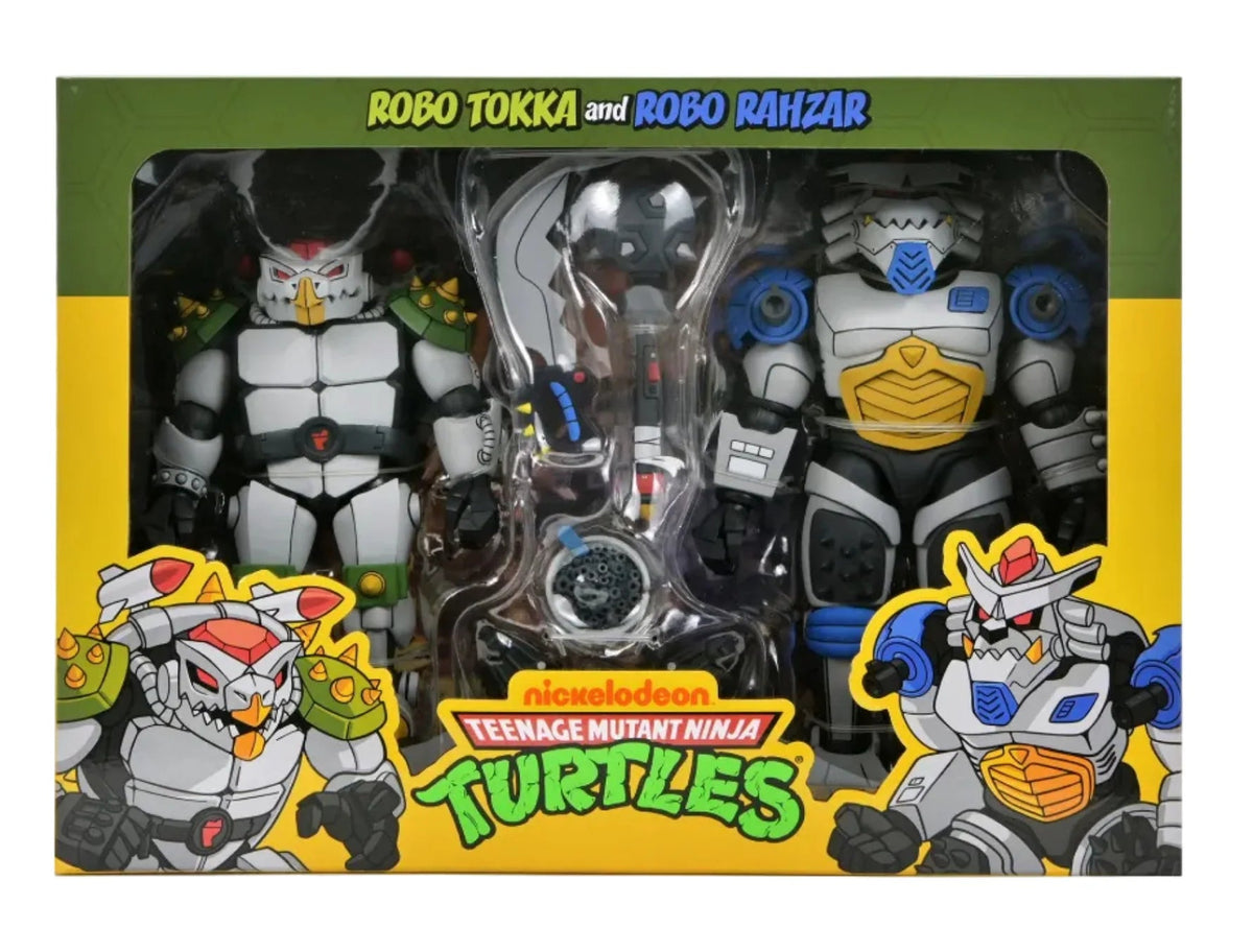 Pre Order ) NECA TMNT Cartoon Collection Robo Tokka Rahzar 2pk