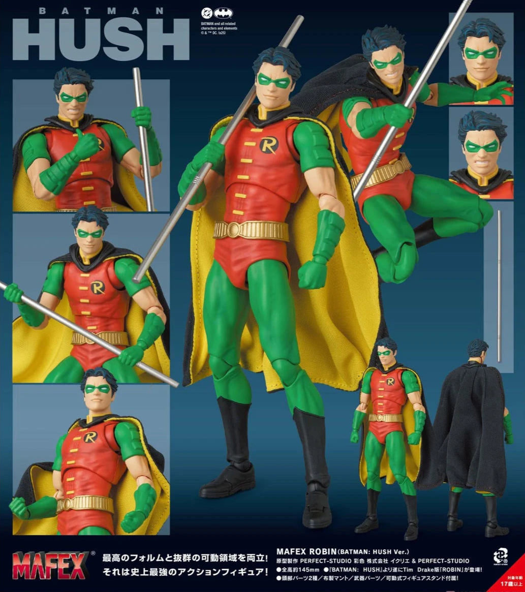 Pre Order) MAFEX Batman: Hush No.264 Robin Action Figure Pre Order) MAFEX Batman: Hush No.264 Robin Action Figure