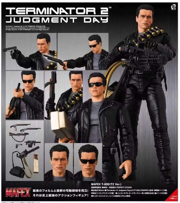 IN STOCK! Terminator 2: Judgement Day MAFEX No.199 T-800 (T2 Ver.) Action Figure