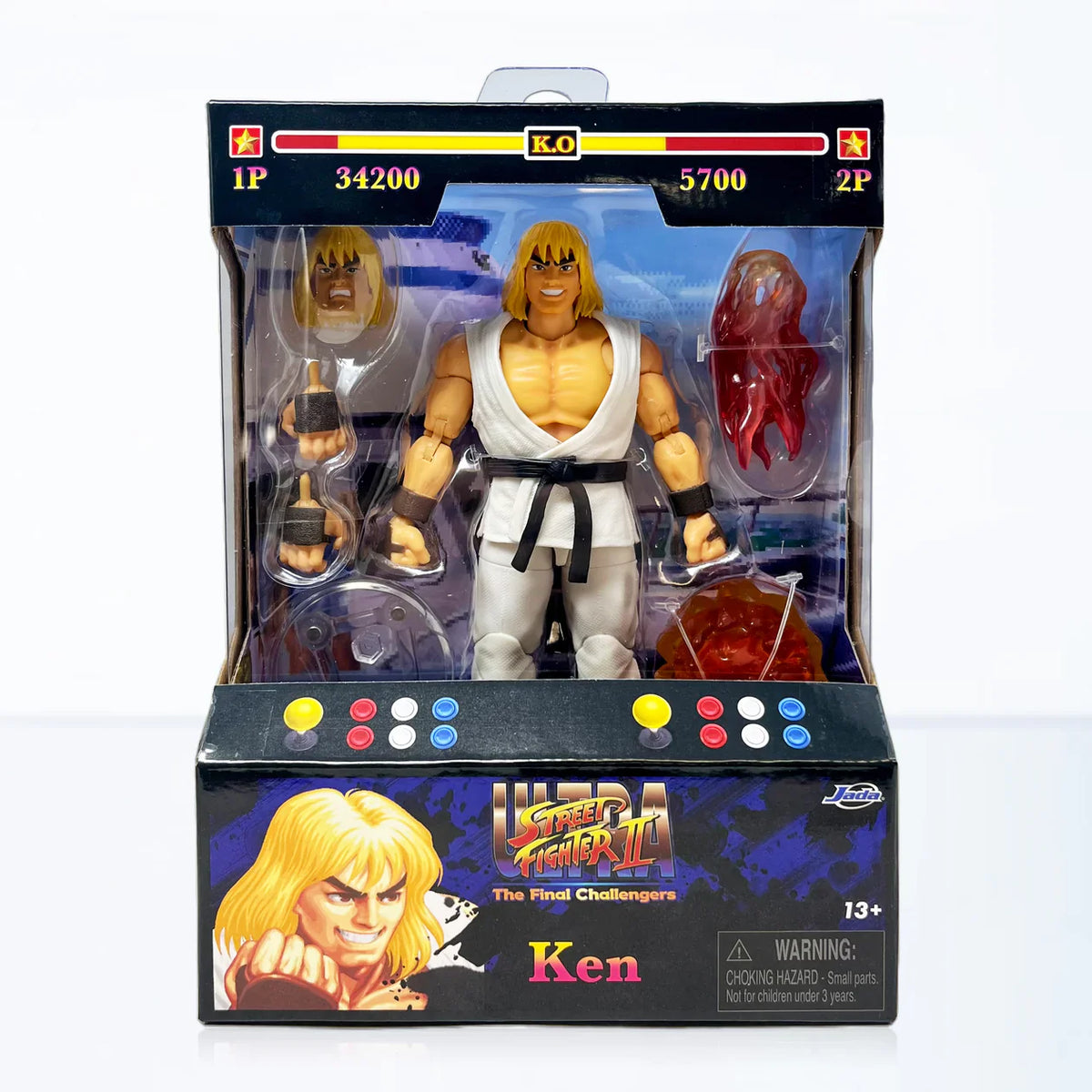 IN STOCK! Jada Toys Ultra Street Fighter II Ken Player 2 Version 6 IN STOCK! Jada Toys Ultra Street Fighter II Ken Player 2 Version 6