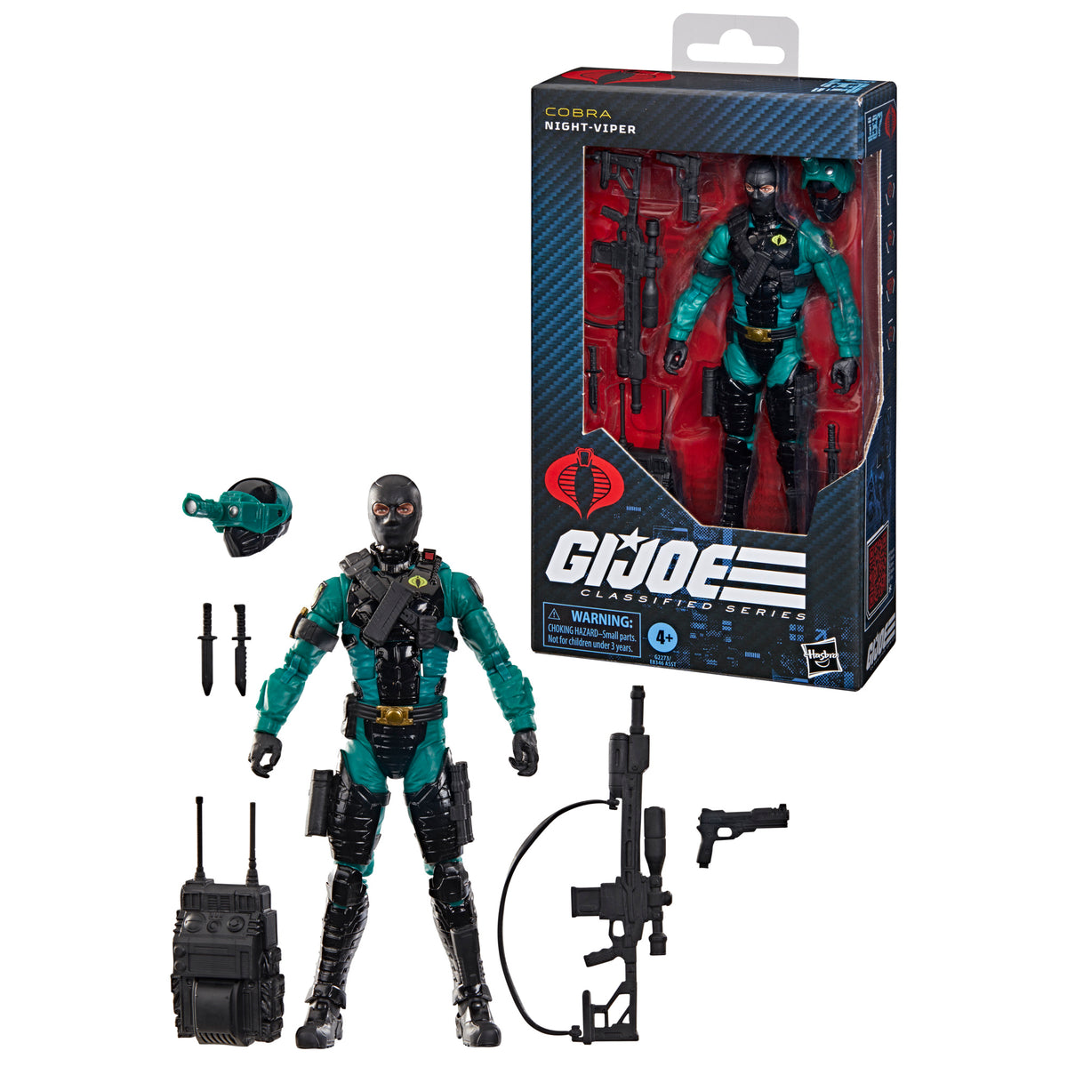 Pre Order ) G.I. Joe Classified Series #187, Night-Viper 6 inch
