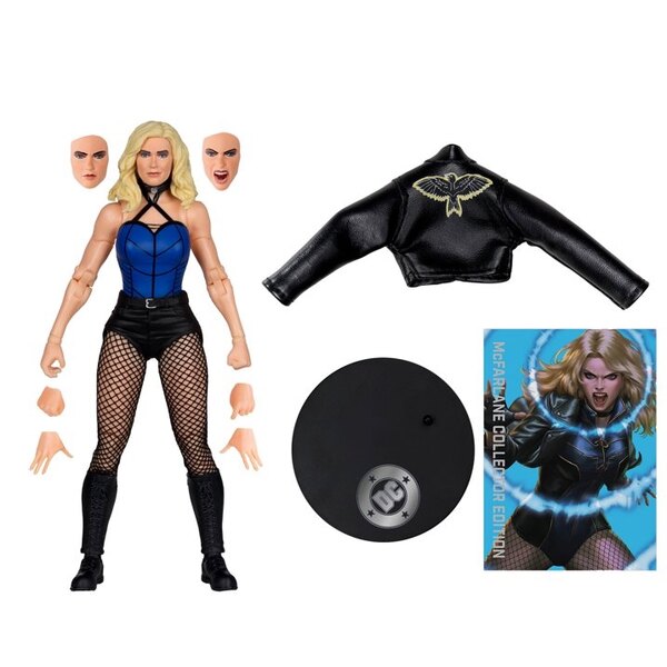 DCマルチバース ブラックキャナリー IN STOCK! McFarlane Collector Edition #54 Black Canary 7 inch