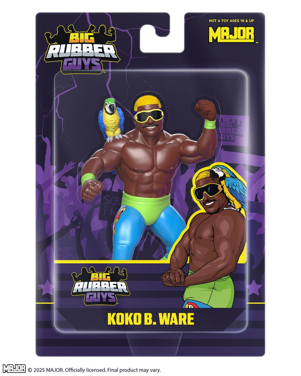 IN STOCK! Collect Major Big Rubber Guys koko B Ware 8 inch Figure