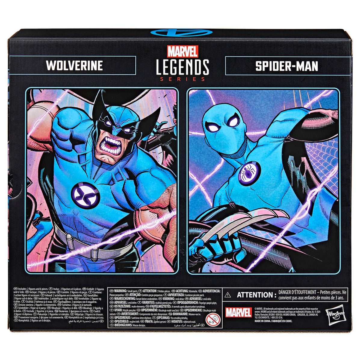 IN STOCK! Marvel Legends Series Wolverine and Spider-Man
