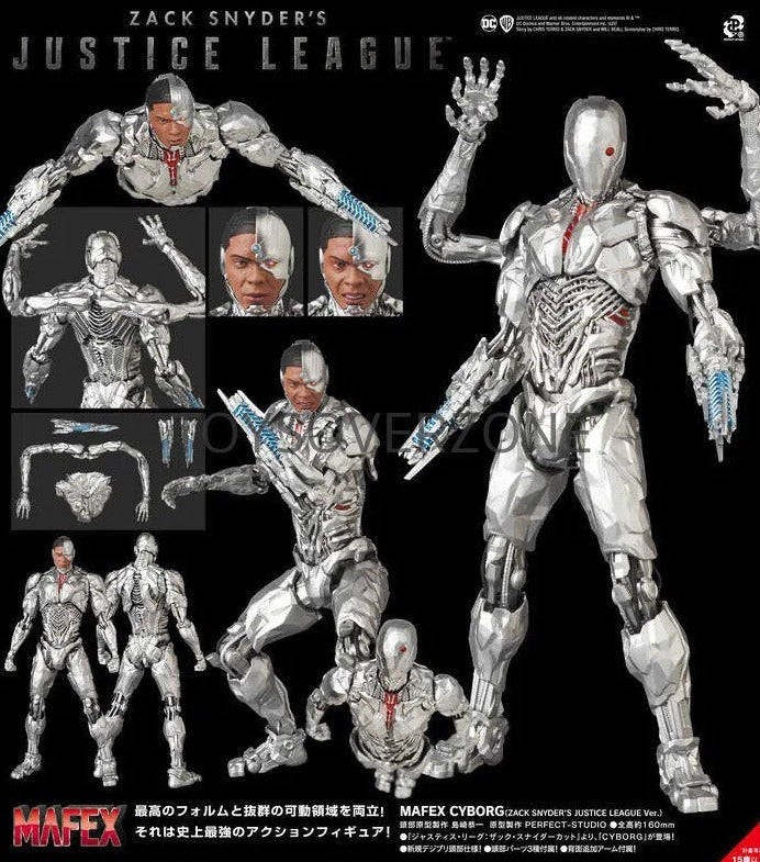 IN STOCK! Zack Snyder's Justice League MAFEX No.180 Cyborg