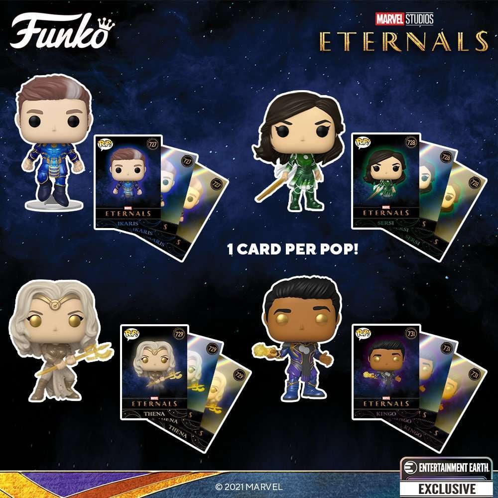 IN STOCK! FUNKO Eternals Pop! Vinyl Figure with Collectible Card