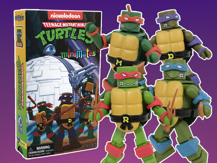 IN STOCK! Teenage Mutant Ninja Turtles Retro Minimates PX Previews