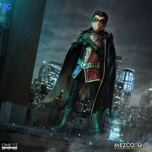 Robin Damian. 🔴🟡⚫ Custom 1/12 Robin suit inspired from Damian Wayne using  Boy Foo Mix Max slim body . These custom suit consis