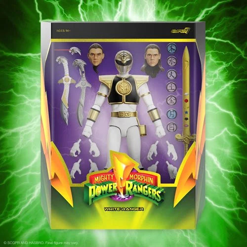 ( Pre Order ) Super 7 Ultimates Power Rangers Wave 4 Mighty Morphin Wh