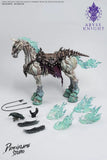 ( Pre Order ) Demonflame Studio 1/12 Darksiders Abyss Knight Apocalypse & Despair Cyan Steed Set of 2