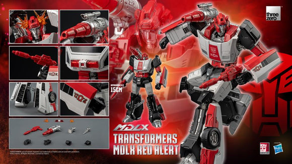 ( Pre Order ) Threezero Transformers MDLX Articulated Figure Series Red Alert