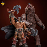( Pre Order ) Hero Toys 1/10 Tribal Hunter Orc Tracker and War Bear Action Figure Set