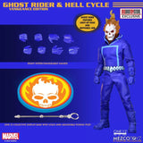 ( Pre Order ) Mezco One:12 Collective Marvel's Ghost Rider & Hell Cycle (Vengeance Edition) BBTS Exclusive Set