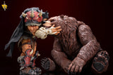 ( Pre Order ) Hero Toys 1/10 Tribal Hunter Orc Tracker and War Bear Action Figure Set