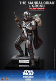 ( Pre Order ) Hot Toys Star Wars: The Mandalorian and Grogu MMS872 The Mandalorian and Grogu (Deluxe Ver.) 1/6th Scale Collectible Figure Set