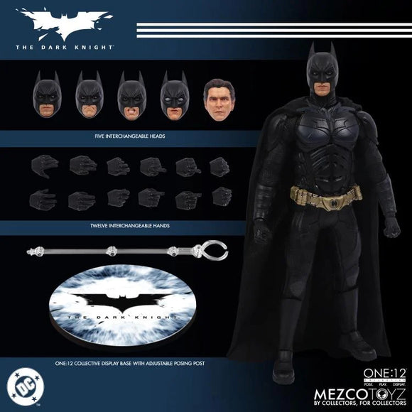 ( Pre Order ) Mezco One:12 Collective The Dark Knight Batman Action Figure