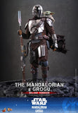 ( Pre Order ) Hot Toys Star Wars: The Mandalorian and Grogu MMS872 The Mandalorian and Grogu (Deluxe Ver.) 1/6th Scale Collectible Figure Set