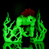 ( Pre Order ) Jada Toys Street Fighter II Ultra Blanka (Player 2 Glow-in-the-Dark Version) 1:12 Scale Action Figure (Entertainment Earth Exclusive)