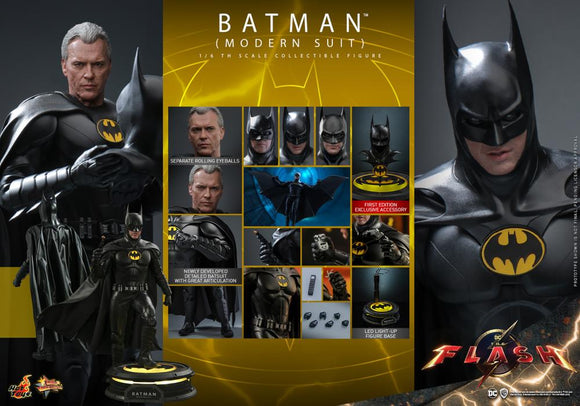 ( Pre Order ) HOT TOYS The Flash (2023) MMS712 Batman (Modern Suit) 1/6th Scale Collectible Figure