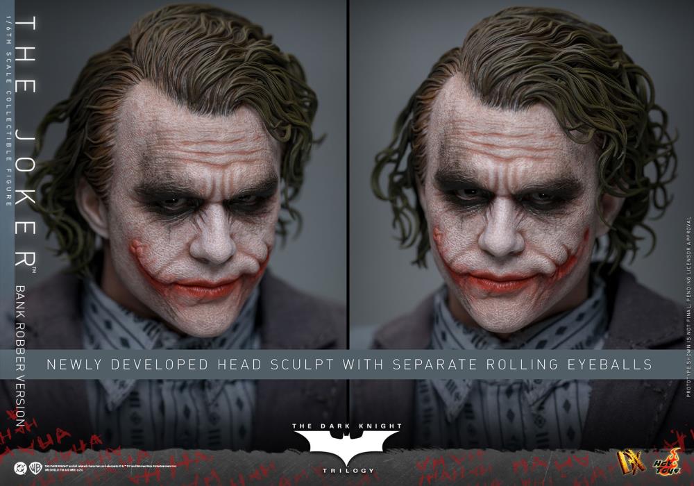 Pre Order ) Hot Toys The Dark Knight DX50 The Joker (Bank Robber