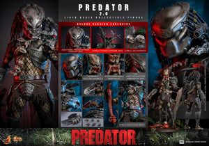 ( Pre Order ) hot Toys Predator MMS816 Predator (2.0 Ver.) (Deluxe Ver.) 1/6th Scale Collectible Figure