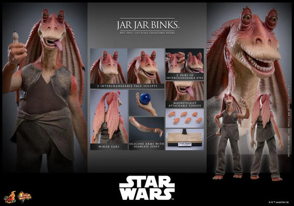 ( Pre Order ) Hot Toys Star Wars: The Phantom Menace MMS807 Jar Jar Binks 1/6th Scale Collectible Figure