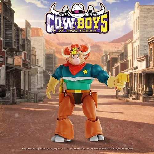 ( Pre Order ) Wild West C.O.W.-Boys of Moo Mesa Marshal Moo Montana 7-Inch Scale Action Figure