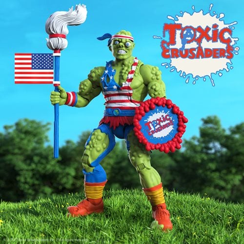 ( Pre Order ) Super 7 Ultimates Toxic Crusaders Toxie (Vintage Toy American) 7-Inch Action Figure