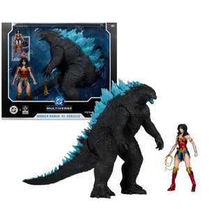 ( Pre Order ) McFarlane DC Multiverse Wonder Woman Atomic Blast Godzilla 2-Pack