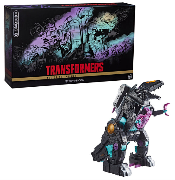 ( Pre Order ) Transformers Generations Selects Age of the Primes G1 Trypticon 18 inch Action figure