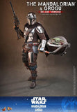 ( Pre Order ) Hot Toys Star Wars: The Mandalorian and Grogu MMS872 The Mandalorian and Grogu (Deluxe Ver.) 1/6th Scale Collectible Figure Set