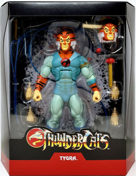 IN STOCK! SUPER 7 ULTIMATES THUNDERCATS TYGRA ( OPENED AND DISPLAYED )( COMES WITH BOXES )