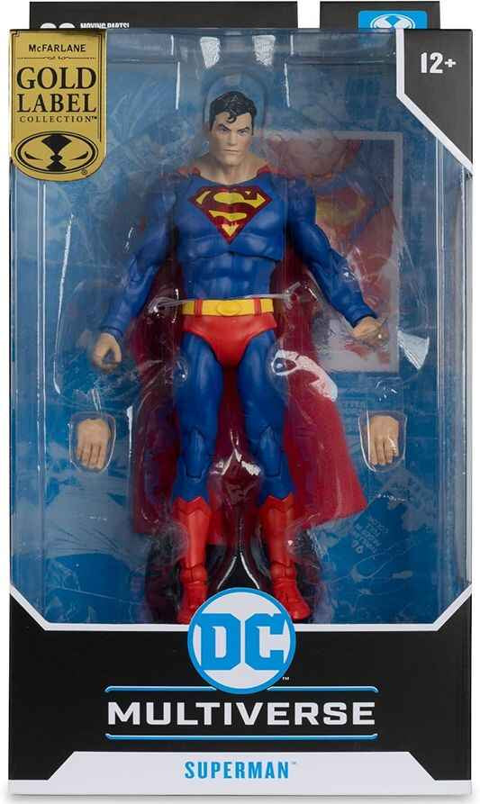 IN STOCK! McFarlane DC Multiverse Gold Label Action Comics #1000 Superman 7 inch Action Figure