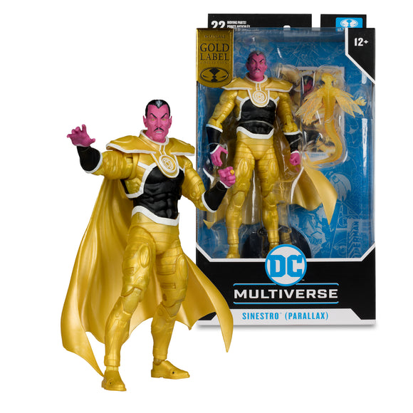 IN STOCK! McFarlane DC Multiverse Sinestro (Parallax) (Green Lantern) Gold Label 7in Action Figure