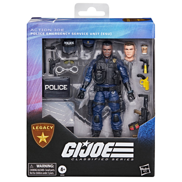 ( Pre Order ) G.I. Joe Classified Series Legacy Collection: Action Joe — Police Emergency Service Unit (ESU) 6 inch Action Figure