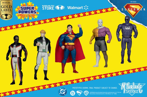 ( Pre Order ) McFarlane Super Powers Superman Movie 5-Pack Bundle Gold Label