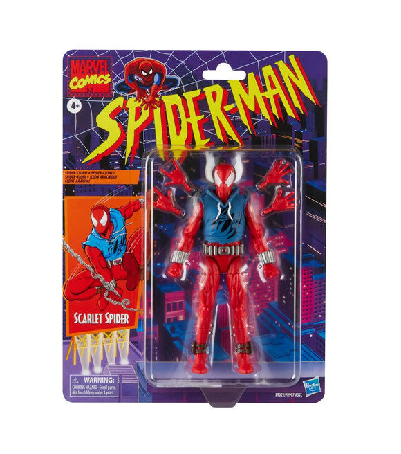 IN STOCK! Marvel Legends Series Scarlet Spider 6 inch Action Figure