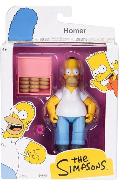 ( Pre Order ) The Simpsons Wave 1 Homer Simpson 5 inch Action Figure