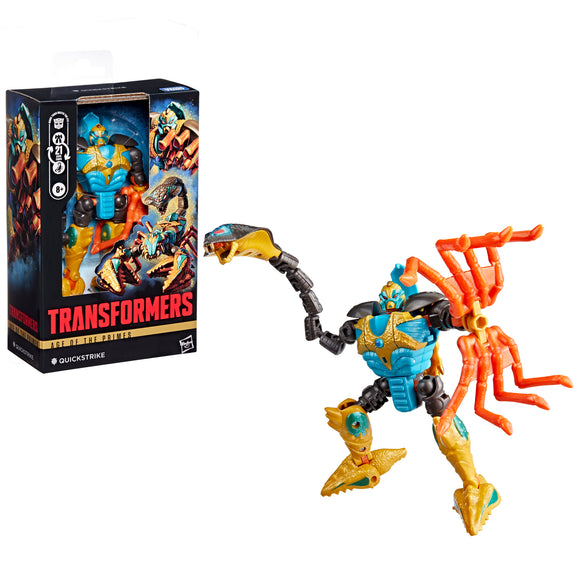 ( Pre Order ) Transformers Age of the Primes Deluxe Class Quickstrike Action Figure
