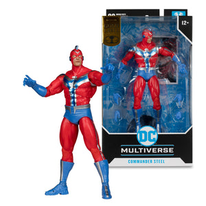 IN STOCK! McFarlane DC Multiverse Commander Steel (JSA) Gold Label 7in Action Figure McFarlane Toys