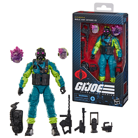 ( Pre Order ) G.I. Joe Classified Series #190, Mole Rat (Stage 2) 6 inch Action Figure