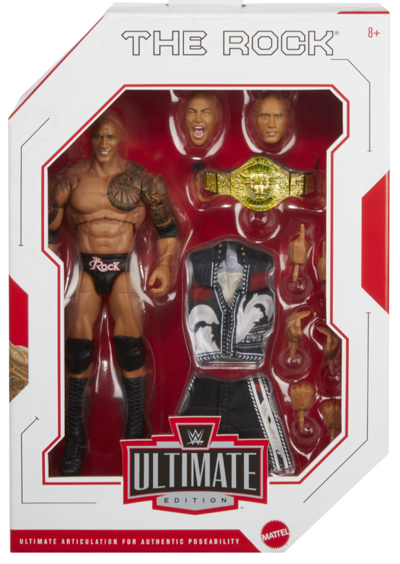 ( Pre Order ) WWE Ultimate Edition Wave 25 The Rock Action Figure