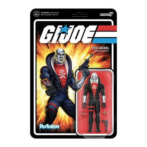 IN STOCK! Super 7 Reaction G.I. Joe Red Jackal 3 3/4inch Figure