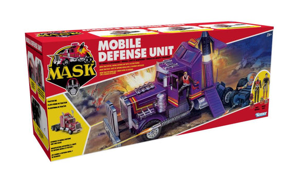 ( Pre Order ) M.A.S.K. Mobile Defense Unit Vehicle with Matt Tracker & Bruce Sato Action Figures