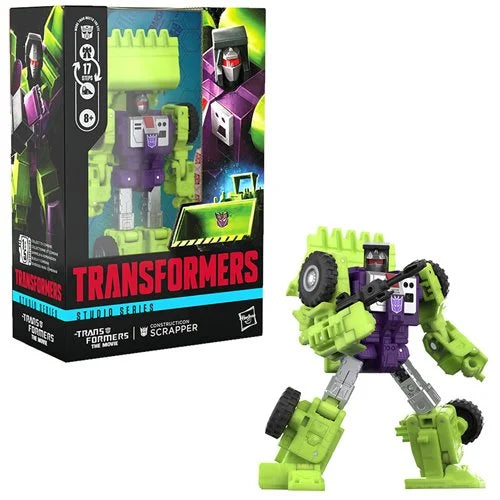 ( Pre Order ) Transformers Studio Series Voyager Class Transformers: The Movie Constructicon Scrapper Action Figure